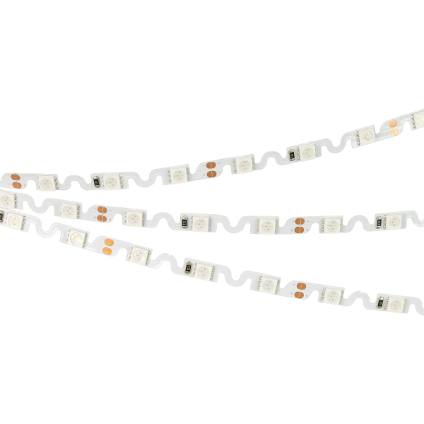 Лента Arlight RZ 2-5000 12V Yellow 2x (5060, 240 LED, Wave, 11.5 Вт/м, IP20) 018216 PS1044226-150018
