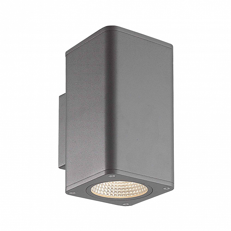Светильник Arlight LGD-EVO-WALL-TWIN-S100x100-2x12W Warm3000 (GR, 44 deg, 230V, IP54 Металл) 046195 PS1049011-178886