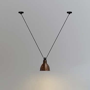  Lampe Gras 323 SHA L ROUND Black & Copper PS1045583-155951