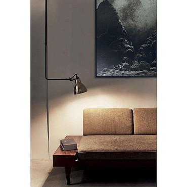  Lampe Gras 313 BL-COP-RAW ROUND SHADE PS1045538-155143