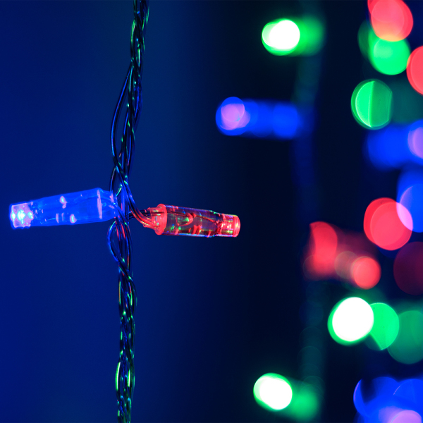 Светодиодная гирлянда Arlight ARD-CURTAIN-CLASSIC-2000x2500-CLEAR-405LED RGB (230V, 81W, IP65) 024851 PS1045131-152971