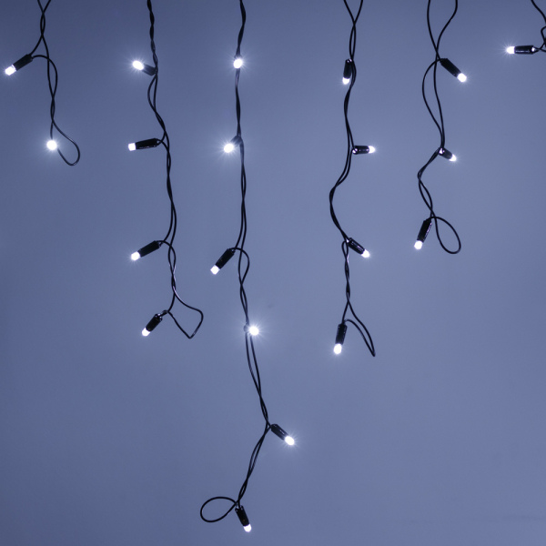 Светодиодная гирлянда Arlight ARD-EDGE-CLASSIC-2400x600-BLACK-88LED-MILK-FLASH White (230V, 6W, IP65) 034125 PS1045087-153283