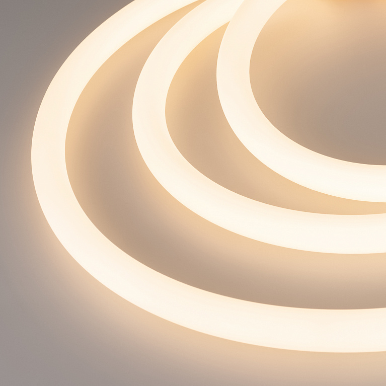 Лента герметичная Arlight MOONLIGHT-TOP-A336-D25mm 48V Warm3000 360deg (12.5 W/m, IP65, 2835, 20m, wire x1) 037562 PS1047655-171850