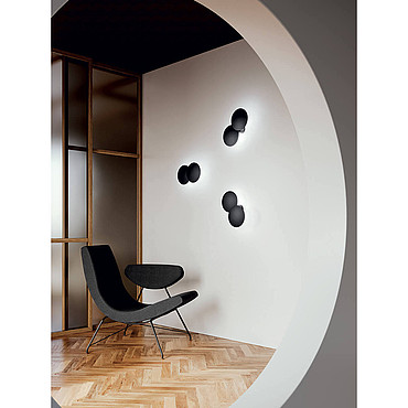  Lodes PUZZLE-ROUND DOUBLE WALL&CEILING MATT BLACK 3000K 159422030 PS1045675-157126