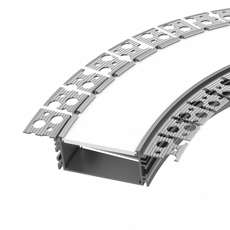 Профиль Arlight FANTOM-BENT-W49-SIDE-2000 ANOD (Алюминий) 046423 PS1049341