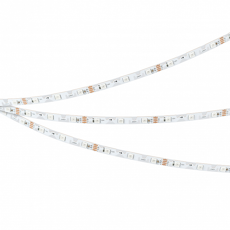 Лента Arlight SPI-RZ-F60-6mm 12V RGB-PX1-BPT (7 W/m, IP20, 3535, 5m) 044684 PS1050415