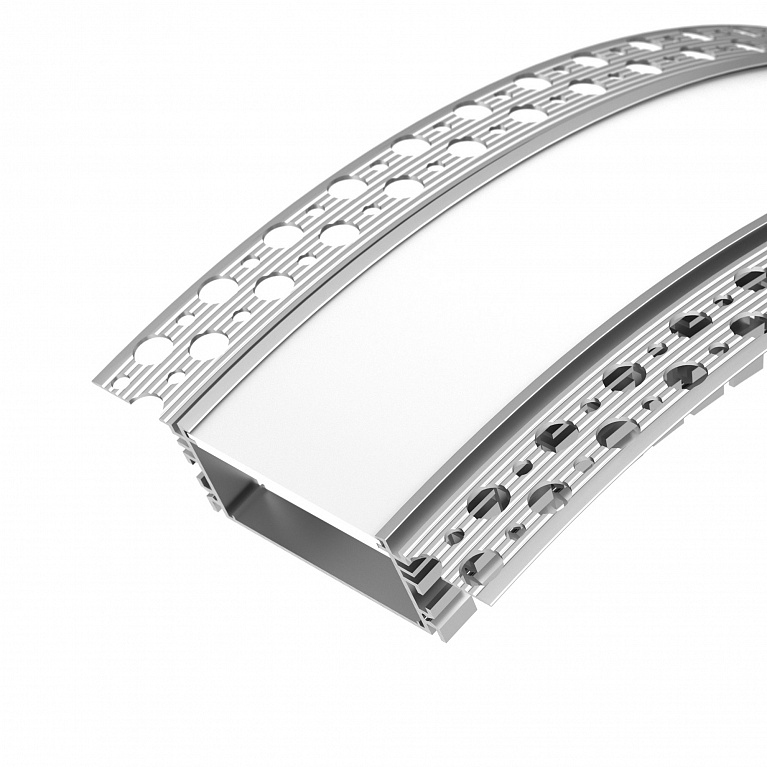 Профиль Arlight FANTOM-BENT-W49-TOP-2000 ANOD (Алюминий) 046429 PS1049342