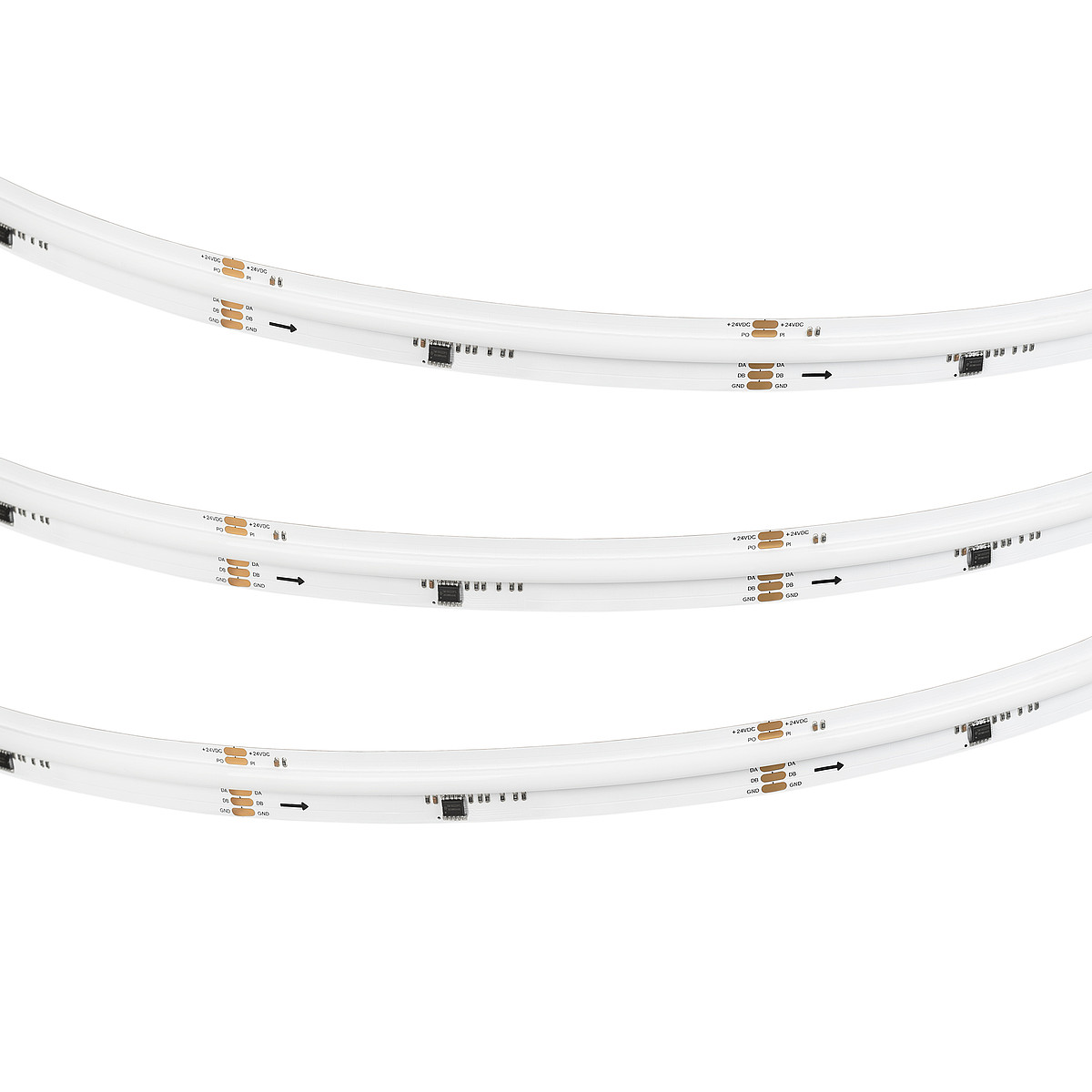 Лента Arlight DMX-COB-X1008-18mm 24V RGB-PX126 (11 W/m, IP20, CSP, 5m) 062128 PS1057105