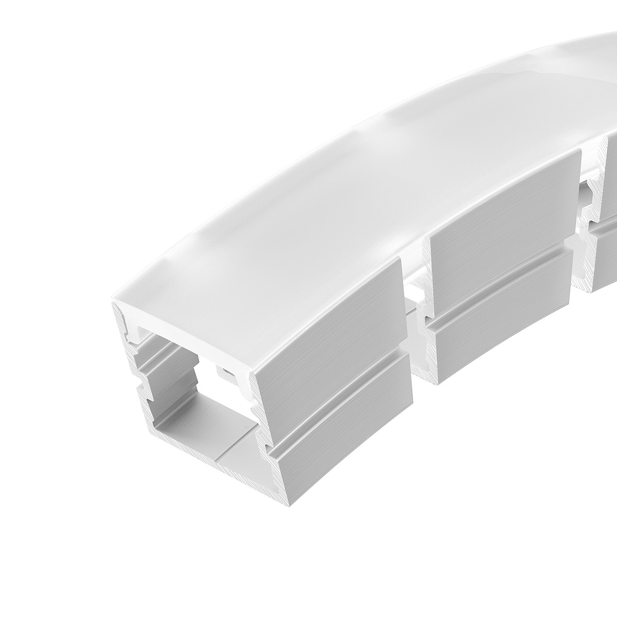 Профиль Arlight FANTOM-BENT-W16-TOP-2000 ANOD (Алюминий) 064488 PS1057261
