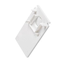 48V TRACK End cap for mounting track deep SLV