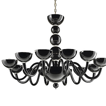 Contemporary Venetian chandeliers Glass and Glass