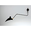  ONE CURVED ARM WALL LAMP