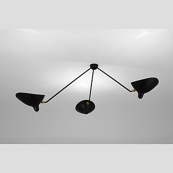 CEILING LAMP SPIDER 3 ARMS Serge Mouille