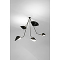  5 ANGLED ARMS  SPIDER CEILING LAMP