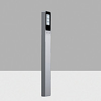 Lander Bollard vertical light iGuzzini