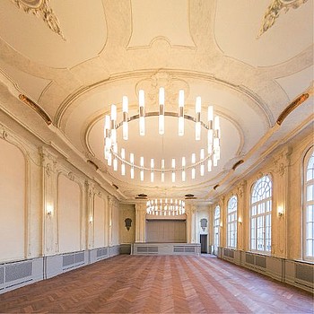 LIMBURG LED pendant chandelier two-sided Bega