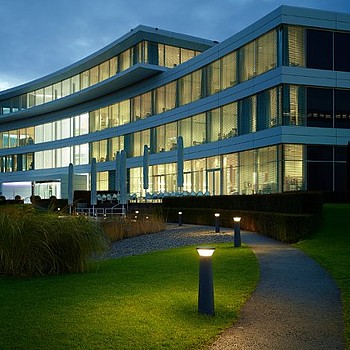 LED bollard shielded Bega