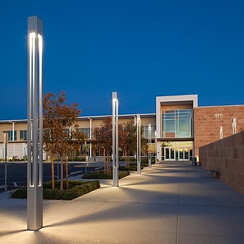 LED building elements symmetrical very wide Bega