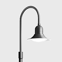 LED pole-top asymmetrical flat Bega