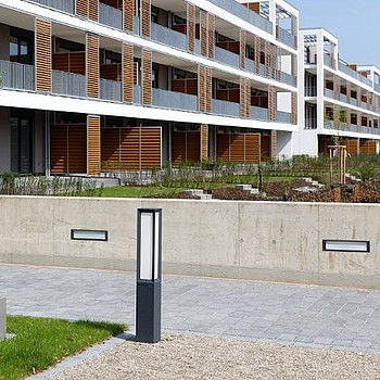 LED bollard unshielded Bega