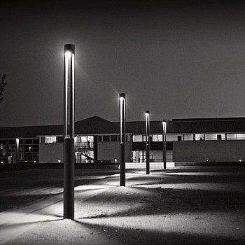 LED building elements symmetrical very wide Bega