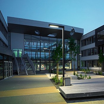 LED building elements asymmetrical flat Bega