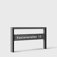 LED indication externally illuminated sign Bega