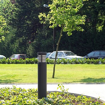 LED system bollard unshielded safety guard Bega