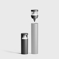LED system bollard shielded Bega